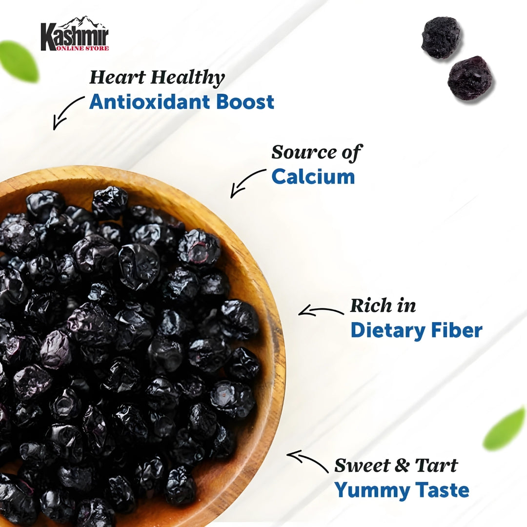 Buy Premium Dry Blueberries| Dehydrated Dry Fruits | ( Seedless )