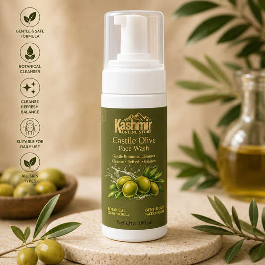castile olive facewash | 100ml