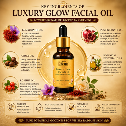 Luxury Glow Facial Oil ( Premium Botanical Facial Oil )