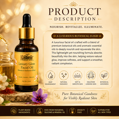 Luxury Glow Facial Oil ( Premium Botanical Facial Oil )
