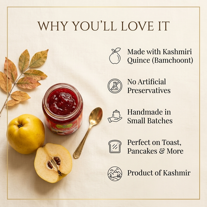 Kashmiri Quince Jam (Bamchoont) | Handmade Natural Fruit Preserve – No Artificial Preservatives