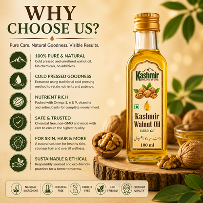 Buy Walnut Oil| Premium Quality| Nature's Most Nourishing Oil — for Skin, Hair  Body