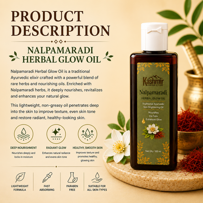 Nalpamaradi Herbal Glow Oil | Ayurvedic Glow Oil | 100ml