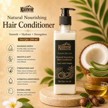 Natural Nourishing Hair Conditioner | Soft, Smooth, Shiny Hair | 200ml