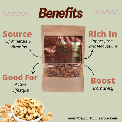 Buy Premium Peri Peri Cashew Dry Roasted| High Quality  Cashews