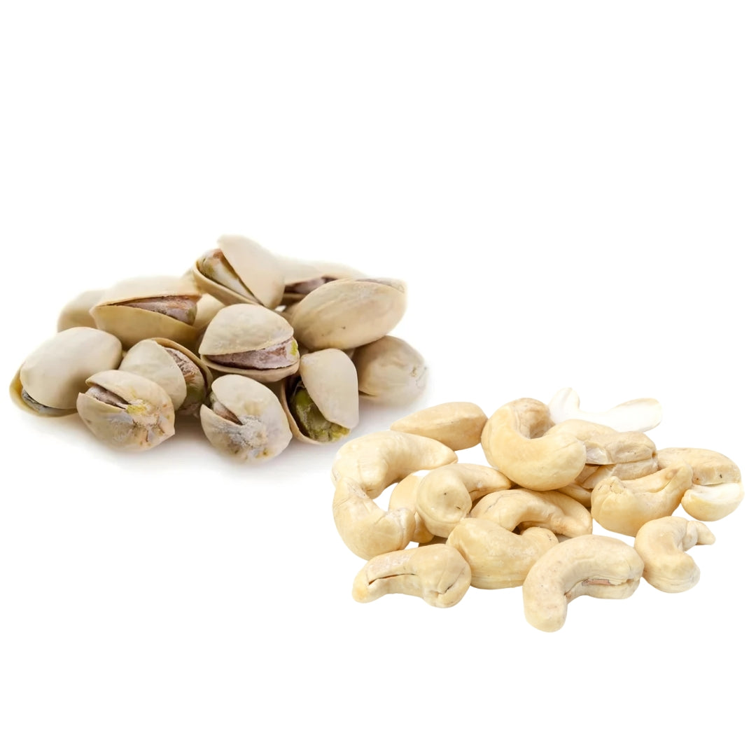 Combo Pack of Plain Cashew 250g and Pista Salted 250g