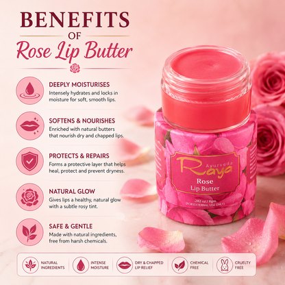 Raya Rose Lip Butter for Soft & Hydrated Lips