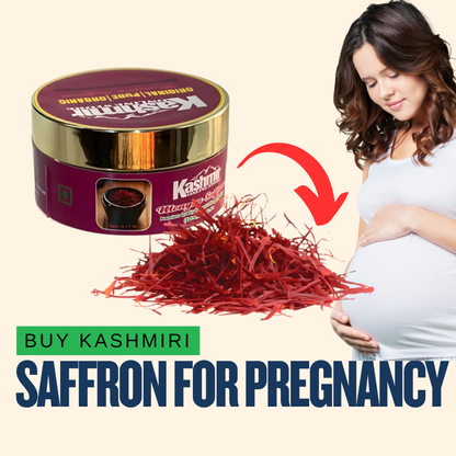 Pure Kashmiri Saffron for Pregnancy | Mongra Kesar 5g