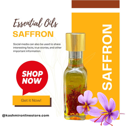 Buy Saffron Essential Oil | 100% Pure & Natural