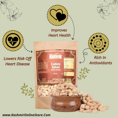 Buy Salted Cashew Nuts |Crunchy & Roasted Jumbo Size