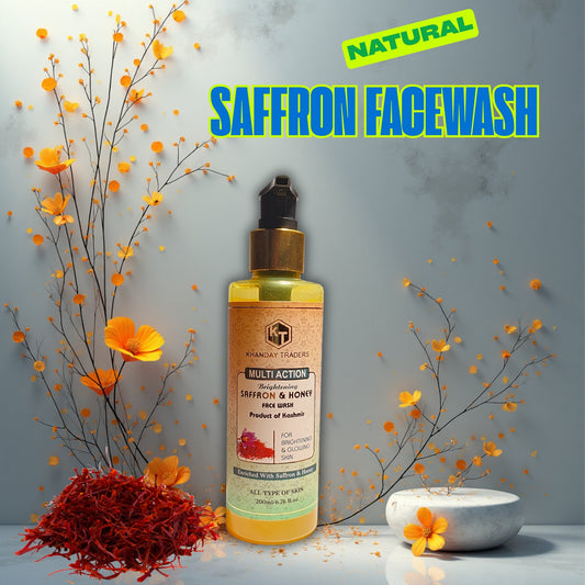 Buy Saffron Facewash Online – Natural Ayurvedic Skincare - Ruh E Kashmir Online Store