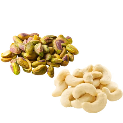 Buy Combo Pack of Green Pistachio 250g and Salted Cashew 250g...