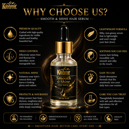 Smooth & Shine Hair Serum | Advanced Scalp Care