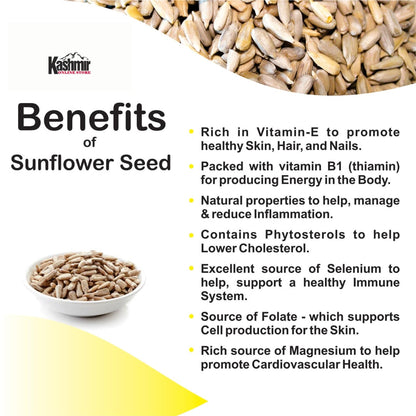 Buy Sunflower Seeds | Rich in Dietary Fiber & Protein, Source of Iron
