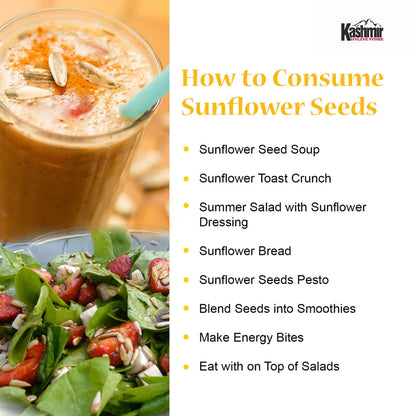 Buy Sunflower Seeds | Rich in Dietary Fiber & Protein, Source of Iron