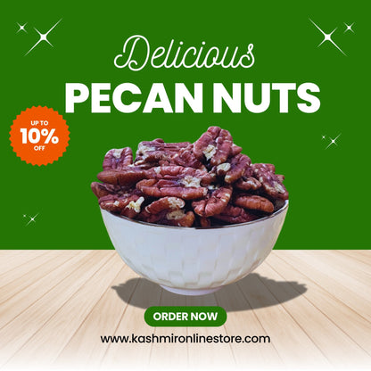 Premium Pecan Nuts giri | Raw & Roasted Pecans | FSSAI Certified