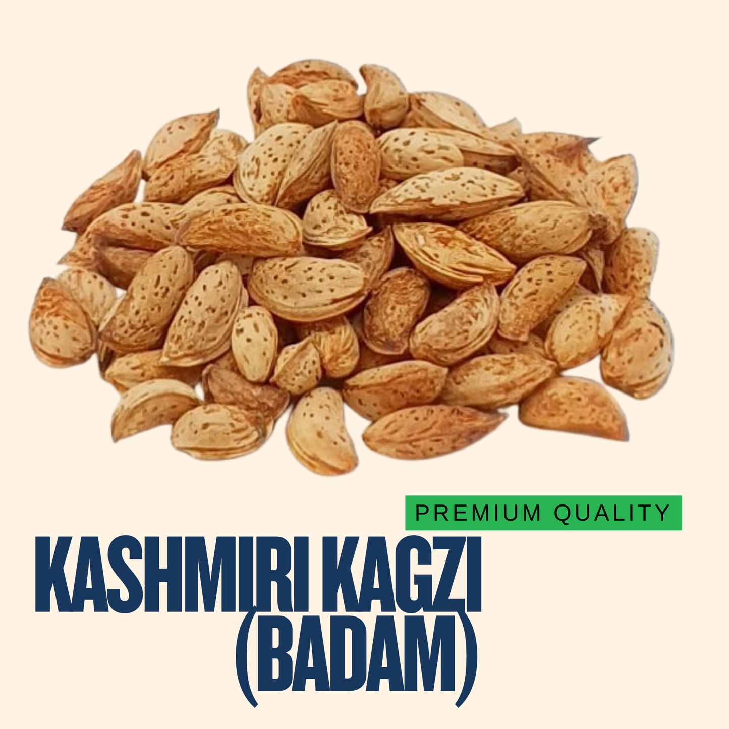 Paper Shell Almonds With Shell-