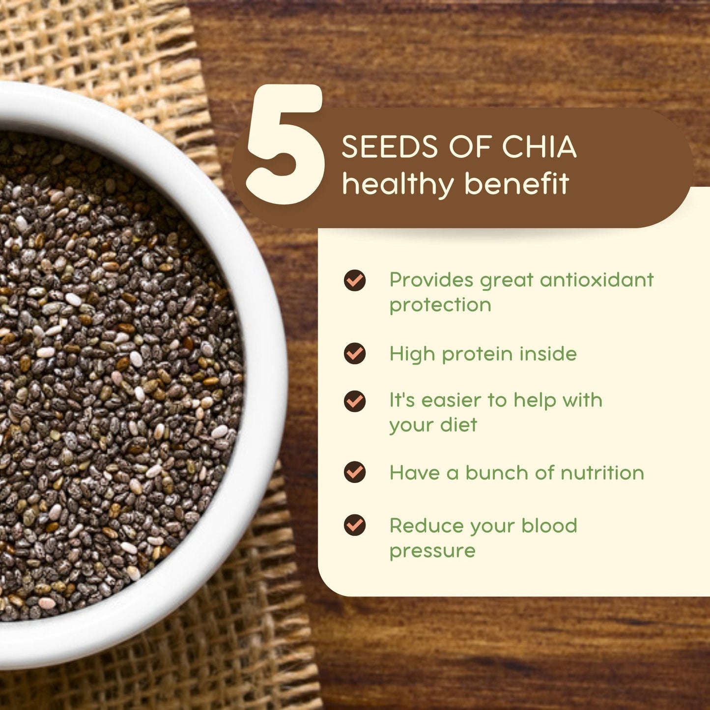 Buy Organic Chia Seeds |Rich in Calcium, Protein & Fiber