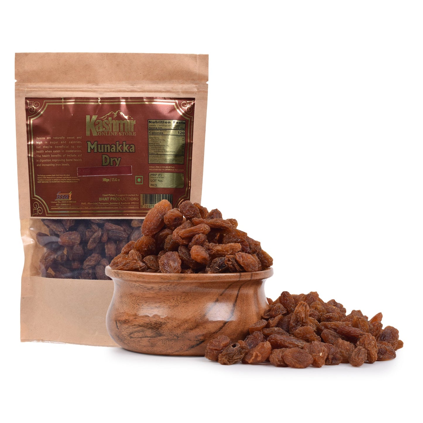 Buy Munakka Raisins - Natural Abjosh Raisin (Kismish)