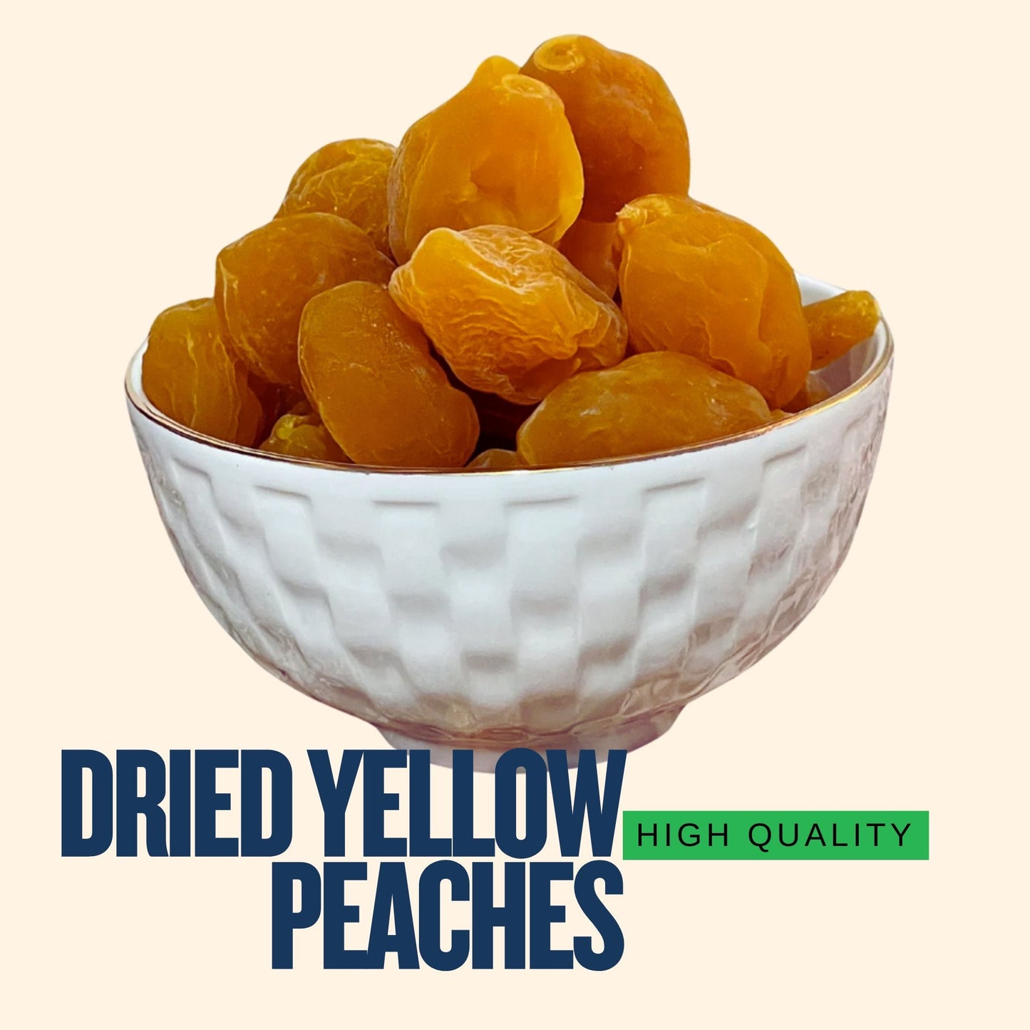 Buy Natural Dried Yellow Peaches | Dehydrated Dry Fruits
