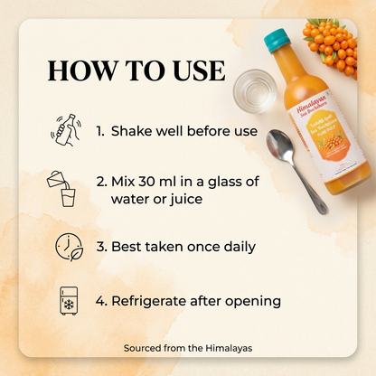 Himalayan Sea Buckthorn Pulp - 100% Pure (500ml)