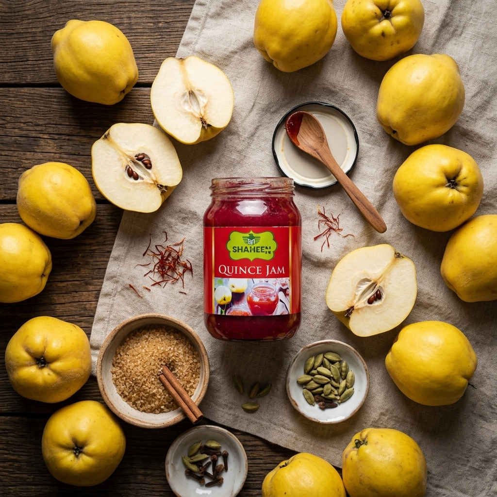 Kashmiri Quince Jam (Bamchoont) | Handmade Natural Fruit Preserve – No Artificial Preservatives