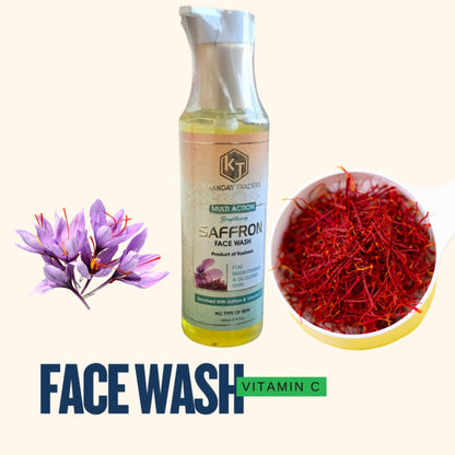 Buy Saffron Facewash Online – Natural Ayurvedic Skincare - Ruh E Kashmir Online Store