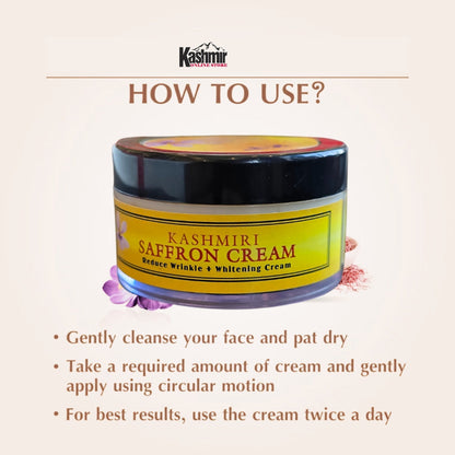 Kashmiri Saffron Cream | Natural Radiance Skincare