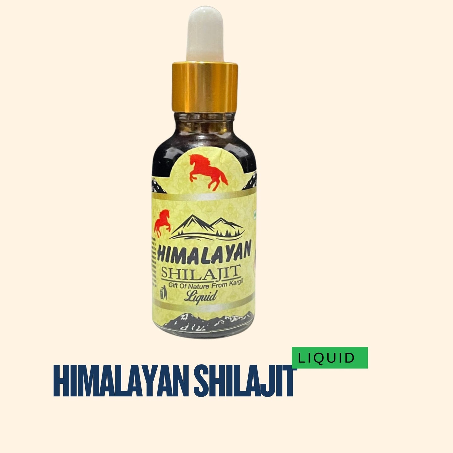 Pure Himalayan Shilajit Liquid Drops | Fast-Absorbing Daily Energy
