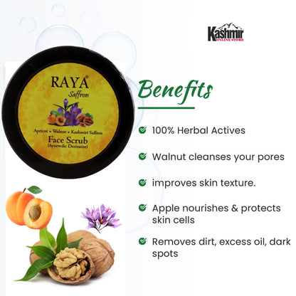 Natural Walnut Face & Body Scrub – Gentle Exfoliator for Oily Skin
